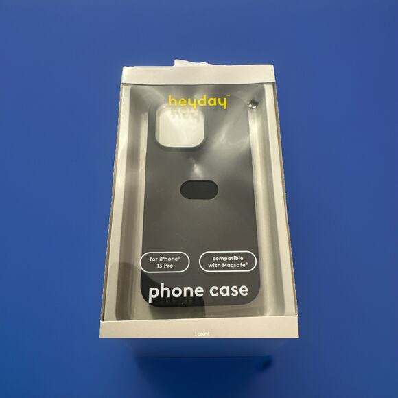 Heyday Silicone MagSafe Phone Case For iPhone 13 Pro, Black - Picture 1 of 2